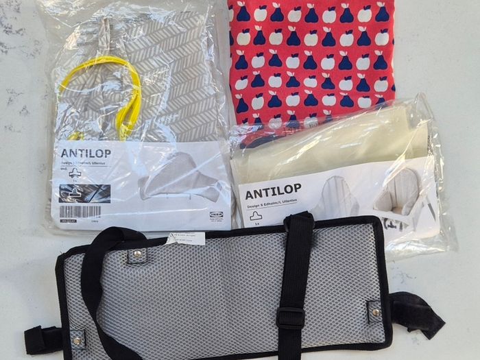 IKEA Antilop highchair covers and foot rest