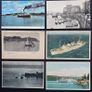 14 Vintage Ship Postcards Job Lot Maritime Boats Steamers Harbours UK Europe Image 2
