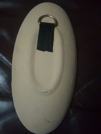 Hand made clay plate