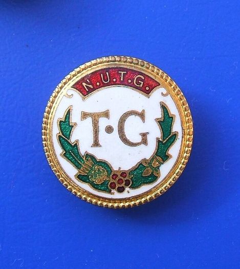 NATIONAL UNION of TOWNSWOMEN'S GUILD (NUTG) - a vintage membership badge in pristine condition (1930's - 1950's)