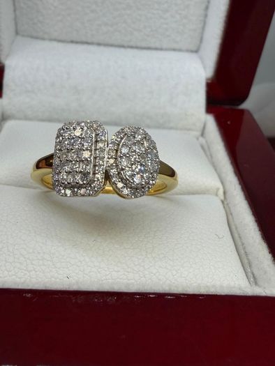 Diamond Cluster Ring