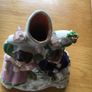 Staffordshire figurine of sleeping couple - spill vase Image 3