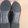 womens CLARKS Somerset Black leather ballerina flats shoes pumps Size UK 4.5 wide fit EU 37.5 Image 10