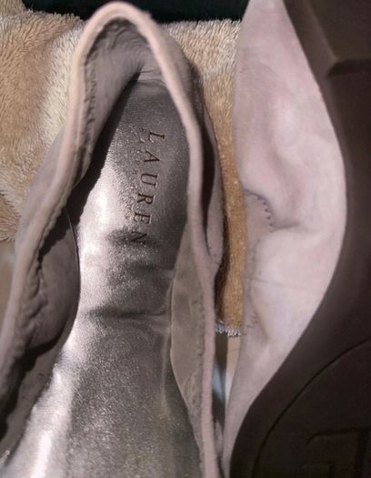 Betty Suede Ballerina shoes from Ralph Lauren. Size UK6.5 EU40. NEW
