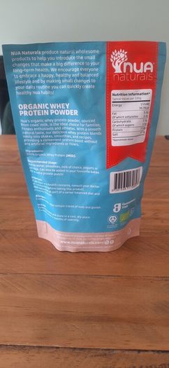 Nua Naturals Organic Whey Protein Powder
