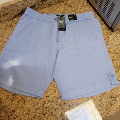 Women's Shorts NWT SIZE 12 Pale Blue Linen MIX