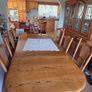 Oak Dining Table & Chairs Image 4