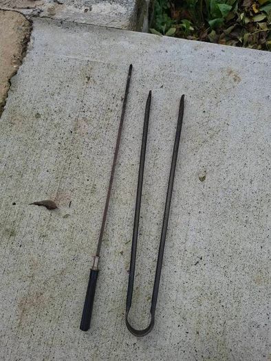 Vintage fire side bits