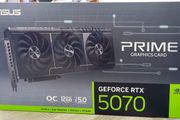 Asus PRIME RTX5070 OC, PCIe5, 12GB DDR7Graphics Chipset: Nvidia RTX 5070 Memory Size: 12 GB Memory Type DDR7