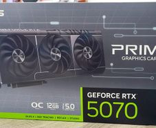 Asus PRIME RTX5070 OC, PCIe5, 12GB DDR7Graphics Chipset: Nvidia RTX 5070 Memory Size: 12 GB Memory Type DDR7