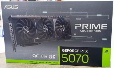 Asus PRIME RTX5070 OC, PCIe5, 12GB DDR7Graphics Chipset: Nvidia RTX 5070 Memory Size: 12 GB Memory Type DDR7