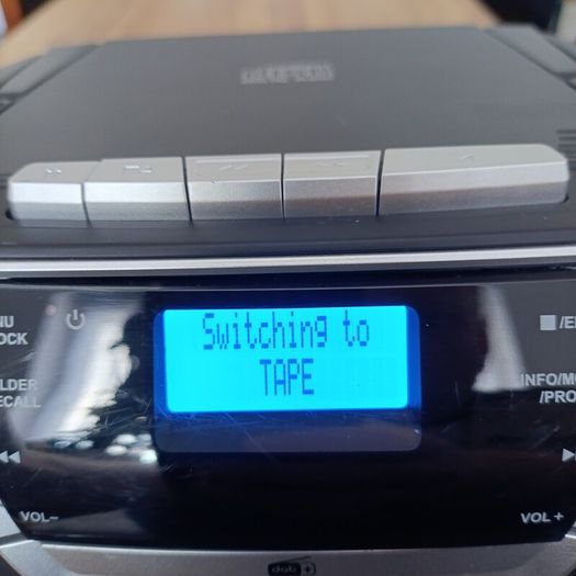 JVC RC-D322B DAB+/FM, CD, Bluetooth and Cassette Boombox