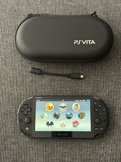 Ps Vita Slim Unlocked + Vita 16gb + Sd2vita 64gb + Case
