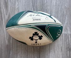 IRFU Puma ball - Signed by Rob Kearney
