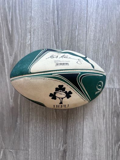 IRFU Puma ball - Signed by Rob Kearney