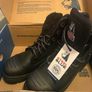 Black Steel Blue Safety Boots Image 7