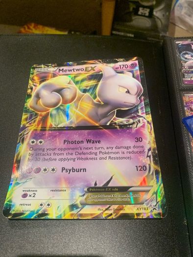 2016 Mewtwo ex Promo and jumbo Pokemon cards