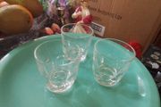 Three French Shot Glasses