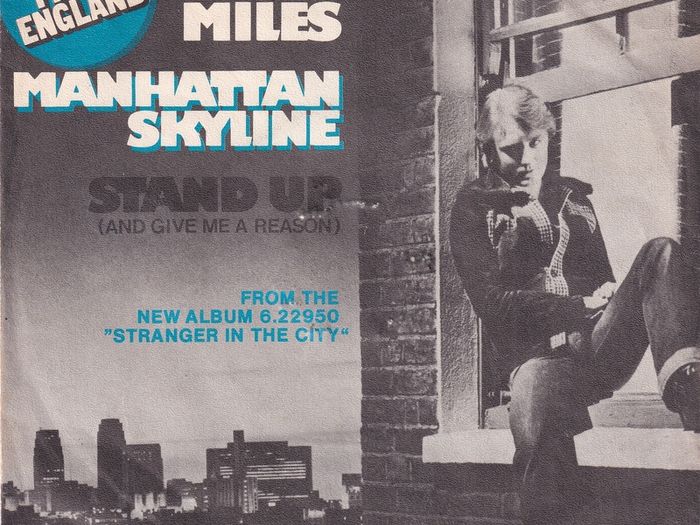 John Miles Manhattan Skyline German Pressing 1977 Decca Records 45rpm