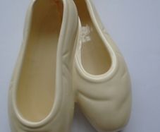 Large ballet shoe ornament, Ceramic ballet shoes, Point shoe ornament,Home decor