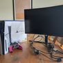 PS5 1TB Slim (boxed), extra nova pink dualsense controller + 27in AOC curved gaming monitor 1080p, 144hz, 0.5m/s Image 2