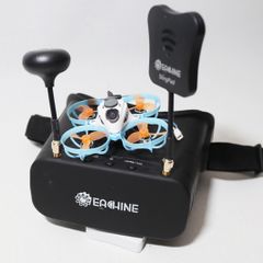 Betafpv Meteor65 Pro Brushless Whoop Quadcopter with Eachine EV800DM FPV Goggles