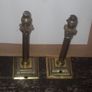2 vintage  solid brass  lamps Image 2