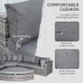 LIMITED DEAL 6 PCs Outdoor Rattan Wicker Sofa Set Image 4