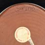 Stephen Pearce Irish Studio Pottery Terracotta & White Glaze Chamberstick Candlestick 13cm Image 4
