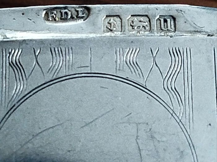 Antique Sterling Silver Vesta Case - Birmingham