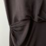 L.K. Bennett Silk Taupe Ruched Sleeveless Midi Dress Flattering Occasion Dress Image 3