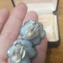 Black Roses Vintage Earrings Image 5