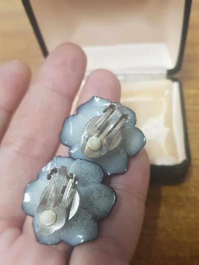 Black Roses Vintage Earrings