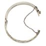 Vintage 925 Sterling Silver Childs Engraved Bangle, Birmingham 1972 Image 6