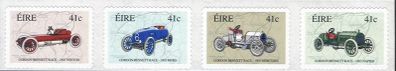 2003 Ireland Centenary of Gordon Bennett Race (Napier, Mercedes, Mors, Winton) Self Adhesive Commemorative Stamps Mint Never Hinged (MNH)