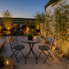 Garden patio set table and 2 chairs