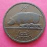 Ireland 1939 Halfpenny coin in  Very Fine condition Image 2