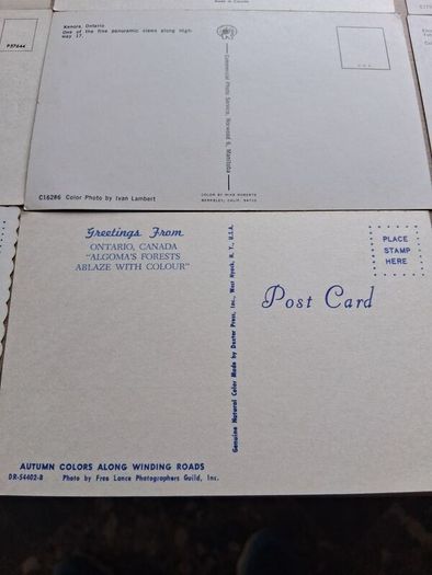 33 x USA And Canadian Mid Century Postcards