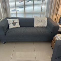 3 seater sofas x 2