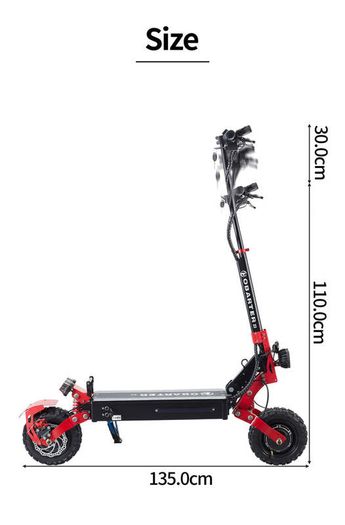 OBARTER X3 1200W x 2 Dual Motor Off-road Electric Scooter