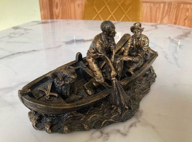 Vintage 2000 Currach Boat Scene