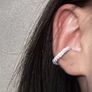 Sumiyaki Heart Shaped Diamante Ear Cuff Image 2