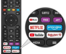 Universal Replacement for Hisense-VIDAA-TV-Remote, New Upgraded Infrared Hisense Remote Control EN2G30H/EN2A30,with Shortcut Buttons