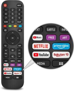 Universal Replacement for Hisense-VIDAA-TV-Remote, New Upgraded Infrared Hisense Remote Control EN2G30H/EN2A30,with Shortcut Buttons