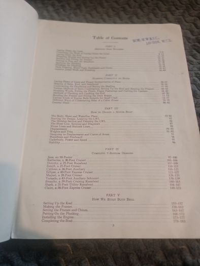 Motor Boat Building; Volume XI, Motor Boating's Ideal Series (Hardcover)  1941