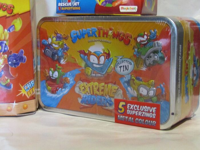 SuperThings Lot Exclusive Figures SuperSpecials Exclusive Tin All Item's Are Brand New Sealed