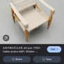 2 Vintage,  Danish Safari Stools Image 6