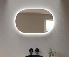 Brand New Boxed Oval LED Bathroom Mirror 800mm x 500mm