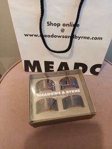 Meadows and Byrne tortoise shell look napkins rings
