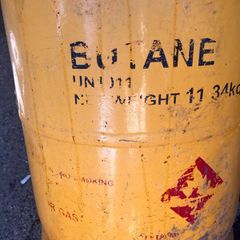full bottle of butane